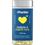 Pharbio Omega-3 Forte, 120 kapslar