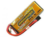 1800mAh 3S 11.1v 25C Lipo Battery - Overlander Sport - 2995DEANS