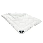 IRISETTE Badenia Bedcomfort Couette 4-Saison Noblesse, 155 x 220 cm, Blanc