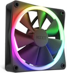 NZXT F120 RGB Fans - RF-R12TF-B1 - Advanced Lighting Adjustment - Whisper-Quiet