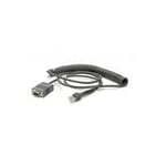 Zebra CBA-RF3-C09ZAR seriekabel Sort 2,8 m RS232 DB9