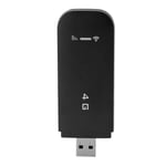 Routeur WiFi portable USB 4G LTE prenant en charge 10 appareils USB portable WiFi Pocket Hotspot WiFi mobile avec emplacement pour carte SIM pour Europe Noir