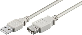 MicroConnect USB-forlengelseskabel - USB (hann) til USB (hunn) - 10 cm