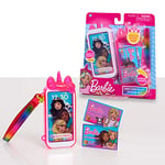 Coffret téléphone licorne Barbie avec effets sonores et lumineux, coque de téléphone licorne dotée d’une dragonne, téléphones portables pour enfants, jouets pour enfants de 3 ans et plus par Just Play