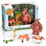 WOW! STUFF The Gruffalo Story Time Family Pack New Edition | Personnages Officiels du Jeu Julia Donaldson et Axel Scheffler Livres et Films pour Enfants