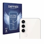 6x Film Protection Ecran pour Samsung Galaxy S23 FE (Caméra UNIQUEMENT) Film