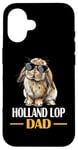 Coque pour iPhone 16 Mini Holland Lop Dad Bunny Rabbit Lover