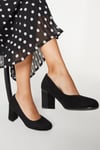 Elsa Block Heel Court Shoes