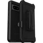 OtterBox Defender Coque pour Google Pixel 8, Antichoc, anti-chute, ultra-robuste, coque de protection, supporte 5x plus de chutes que la norme militaire, Noir, Livré sans emballage