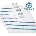 Lot de 5 Lingettes Microfibres Rectangulaires pour Black+Decker Balais Vapeur - Alternative à FSMP20 - FOLAYA