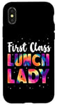 iPhone X/XS Lunch Lady Tie Dye First Class Lunch Lady Case