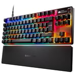 SteelSeries Apex Pro TKL Gen 3 - OmniPoint 3.0 HyperMagnetic Switches - Adjustable Actuation - Rapid Trigger - Game-Ready Presets - Protection Mode - Rapid Tap/SOCD - OLED - English Layout (QWERTY)