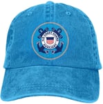 MiniMini United States Coast Guard Auxiliary Denim Hats Baseball Cap Dad Hat