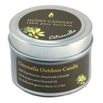 Citronella Essential Oil Beeswax Candle 3 Oz By Honey Candle Co