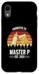 Coque pour iPhone XR Funny New Grandpa Design - Promoted to Master P 2025