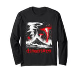 Disasters - Vintage Graphic Climate Change Awareness Long Sleeve T-Shirt