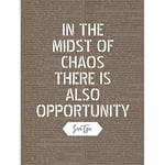 Artery8 Dictionary Inspiring Quote Sun Tzu Midst of Chaos There is Opportunity Large Wall Art Poster Print Thick Paper 18X24 Inch