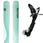 FACTION Pack ski de randonnée Faction Dancer 3 Turquoise 25 + Fixations Mixte Bleu taille 188 2025