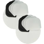 6x filtre à charbon actif, 6x filtre à graisses, 12x filtre papier remplacement pour DeLonghi 5525101500 pour friteuse - 24 filtres - Vhbw