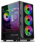 BOITIER PC GAMER ROGUE 7 ARGB EDITION RGB avec 6 ventilateurs inclus SPIRIT OF GAMER TOUR D¿ORDINATEUR GAMER