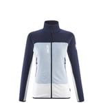 Millet Fusion Grid Jacket - Polaire femme Foggy Dew / Saphir S