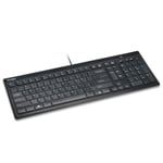 Kensington Wired USB 3.0 Keyboard - Advance Fit Quiet Full-Size Slim Keyboard wi