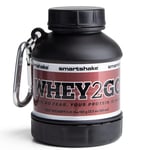 Smartshake Whey2Go Black Protein Powder Storage Container 50G – BPA Free Shaker