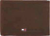 Tommy Hilfiger Porte-Monnaie Homme Johnson Mini Petit Modèle, Marron (Brown), Taille Unique