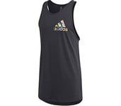 adidas Pride City Tank Haut sans Manches Homme, Noir, L