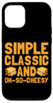 Coque pour iPhone 14 Fromage simple, classique et tellement fromage/grillé