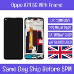 Oppo A74 5G CPH2197 CPH2263 LCD Screen Display Touch Digitizer Glass W/ Frame UK