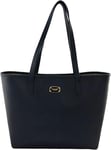 Michael Kors Navy Tote Bag Dark Blue Saffiano Leather Medium Jet Set Handbag