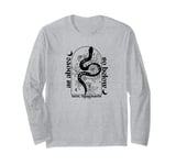 As Above So Below Witch Snake Spell Moon Feminist Long Sleeve T-Shirt