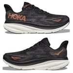 HOKA ONE ONE CLIFTON 9 Herrskor Mesh Låg-Topp Löpningstränare Black + Yellow 42