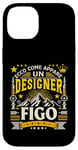 Coque pour iPhone 14 Un Designer Figo - Idee Regalo Per Graphic Designer