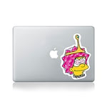 Lisa Bubblegum Vinyl Sticker for Macbook (13/15) or Laptop by Olzord