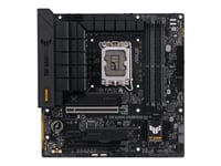 Asus Tuf Gaming B760m-Plus D4 - Moderkort - Micro Atx - Lga1700-Uttag - B760 Chipuppsättning - Usb 3.2 Gen 1, Usb 3.2 Gen 2, Usb-C 3.2 Gen 2X2 - 2.5 Gigabit Lan - Inbyggda Grafiken (Cpu Krävs) - Hd-Ljud (8 Kanaler)