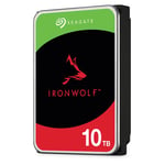 Seagate IronWolf, 10TB, NAS, Internal Hard Drive, CMR, 3.5 Inch, SATA, 6GB/s, 7.