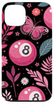 iPhone 13 Retro Pink Lucky Disco 8 Ball For Women Case