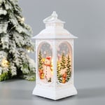 Jul LED-lykta Ljus Julgran Tomte Bordlampa O