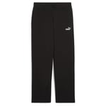 Ess Small No. 1 Logo Comfort Straight Pants Tr Op PUMA Black, storlek Small