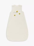 John Lewis Spotty Bee Baby Sleeping Bag, 2.5 Tog, Natural