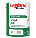 Leyland Trade Vinyl Silk Emulsion Paint - Brilliant White 2.5L