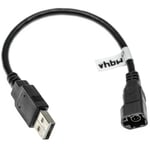 Vhbw - Adaptateur pour autoradio compatible avec vw Touareg (2006+), Touareg 2 (2010+) autos, véhicules - 4 broches avec prise usb