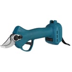 Drillpro - Sécateur électrique portable sans fil sécateur ciseaux de coupe de branche max.30 mm bleu (sans batterie compatible avec Makita 18V ) swagx