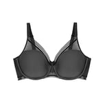 Triumph Womens Infinite Sensation W01 Minimizer Bra, Black, 32E UK