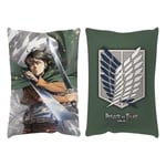 PopBuddies - Attack on Titan - Levi - Coussin 3D - 35 x 50 cm - Original et sous Licence