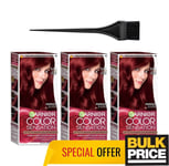 Garnier Couleur Sensation Cheveux Couleur 5.62 Intense Précieux Grenat 3-pack