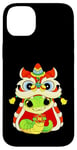 Coque pour iPhone 14 Plus Happy Lunar Chinese New Year 2025 Cute Baby Snake Dragon