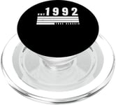 EST - 1992 - True Classic - Vintage Retro Aesthetic Birthday PopSockets PopGrip for MagSafe